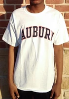 Champion Auburn Tigers White Arch Name Short Sleeve T Shirt