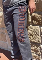 Champion Auburn Tigers Mens Charcoal Powerblend Banded Bottom Sweatpants
