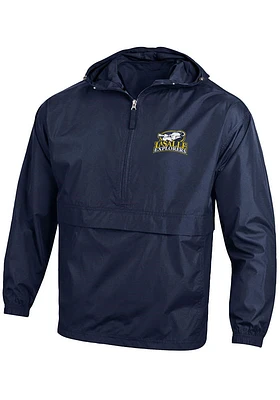 Champion La Salle Explorers Mens Navy Blue Packable Light Weight Jacket