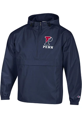 Champion Pennsylvania Quakers Mens Navy Blue Packable Light Weight Jacket