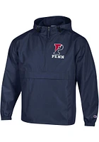 Champion Pennsylvania Quakers Mens Navy Blue Packable Light Weight Jacket