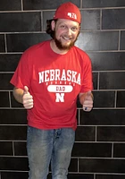 Champion Nebraska Cornhuskers Red Dad Graphic Short Sleeve T Shirt