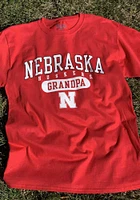 Champion Nebraska Cornhuskers Red Grandpa Graphic Short Sleeve T Shirt