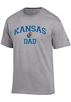 Champion Kansas Jayhawks Dad Graphic Short Sleeve T Shirt