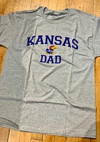 Champion Kansas Jayhawks Dad Graphic Short Sleeve T Shirt