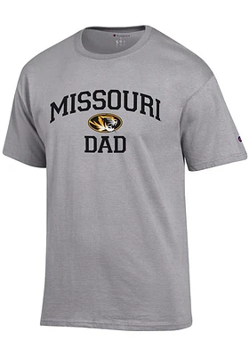 Champion Missouri Tigers Grey Dad Graphic Short Sleeve T Shirt