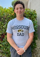 Champion Missouri Tigers Grey Dad Graphic Short Sleeve T Shirt