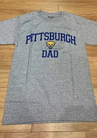 Champion Pitt Panthers Grey Dad Graphic Short Sleeve T Shirt