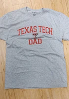 Champion Texas Tech Red Raiders Grey Dad Graphic Short Sleeve T Shirt