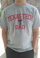 Champion Texas Tech Red Raiders Grey Dad Graphic Short Sleeve T Shirt