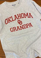 Champion Oklahoma Sooners Grey Grandpa Graphic Short Sleeve T Shirt