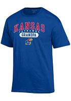 Champion Kansas Jayhawks Grandpa Graphic Short Sleeve T Shirt
