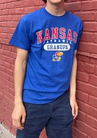 Champion Kansas Jayhawks Grandpa Graphic Short Sleeve T Shirt