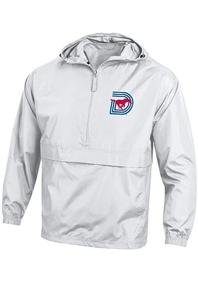 Champion SMU Mustangs Mens White Packable Triple D Logo Light Weight Jacket