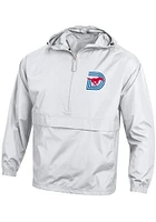 Champion SMU Mustangs Mens White Packable Triple D Logo Light Weight Jacket