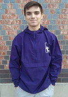 Champion Northwestern Wildcats Mens Purple Packable Light Weight Jacket