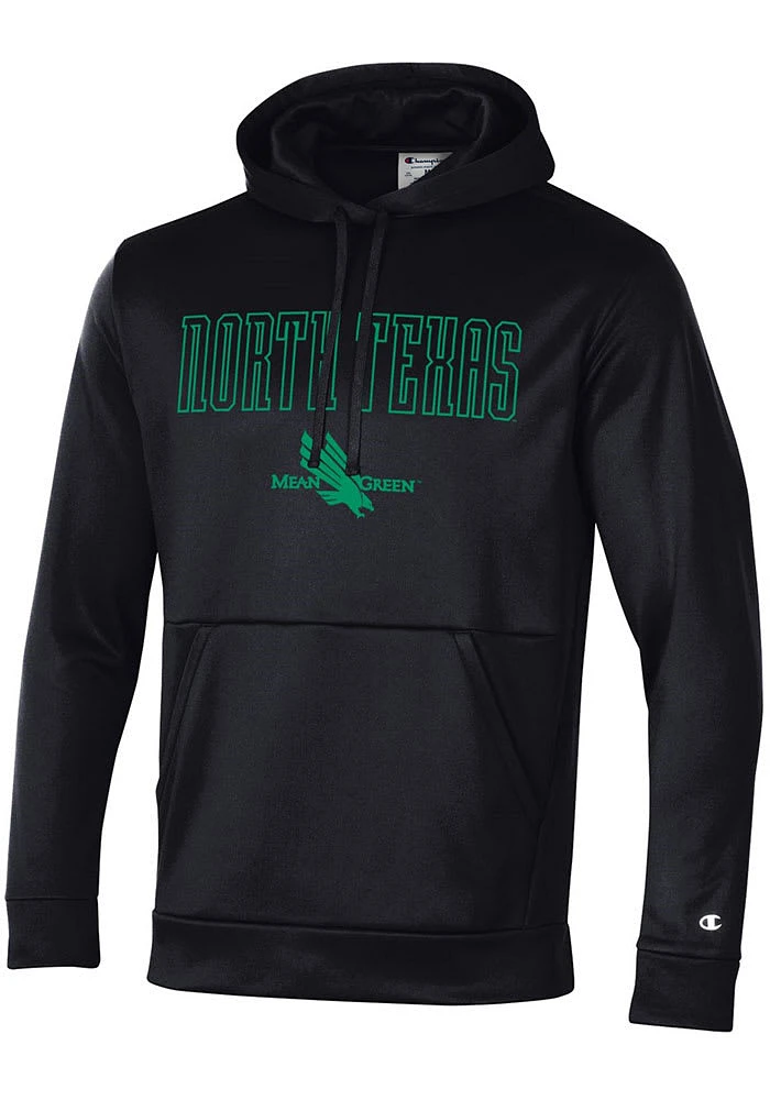 Champion North Texas Mean Green Mens Black Field Day Hood