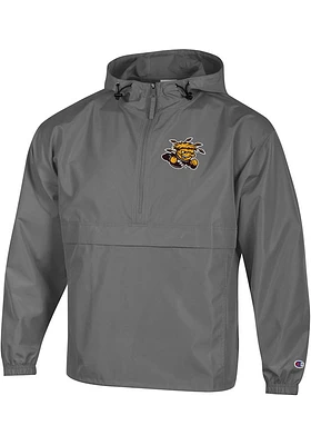 Champion Wichita State Shockers Mens Grey Packable Light Weight Jacket