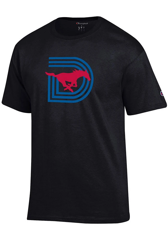 Champion SMU Mustangs Triple D Short Sleeve T Shirt