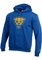 Champion Pitt Panthers Mens Panther Head Long Sleeve Hoodie