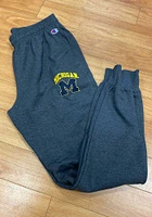 Champion Michigan Wolverines Mens Charcoal Powerblend Jogger Sweatpants