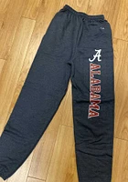 Champion Alabama Crimson Tide Mens Charcoal Powerblend Closed Bottom Sweatpants