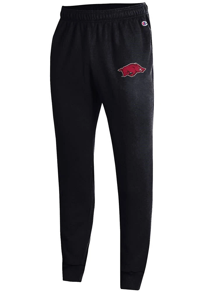 Champion Arkansas Razorbacks Mens Black Powerblend Jogger Sweatpants