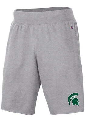 Champion Michigan State Spartans Mens Grey Rochester Fleece Shorts