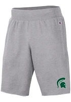 Champion Michigan State Spartans Mens Grey Rochester Fleece Shorts