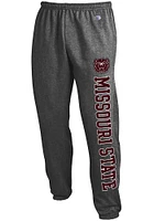 Champion Missouri State Bears Mens Charcoal Powerblend Closed Bottom Sweatpants