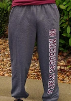 Champion Missouri State Bears Mens Charcoal Powerblend Closed Bottom Sweatpants