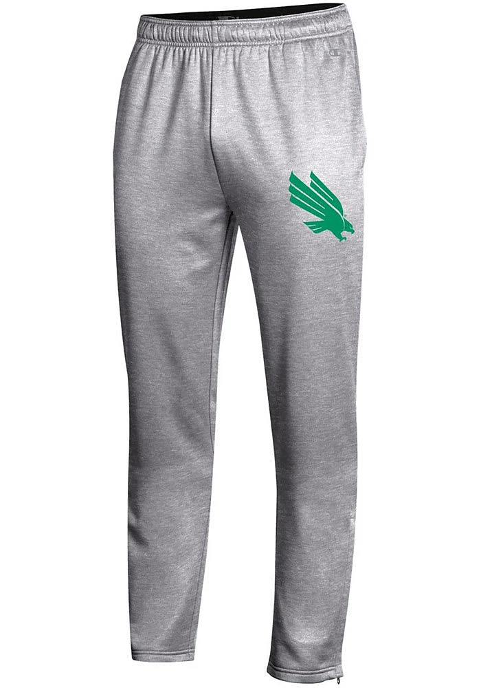 Champion North Texas Mean Green Mens Grey Field Day Fleece Pants