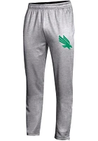 Champion North Texas Mean Green Mens Grey Field Day Fleece Pants