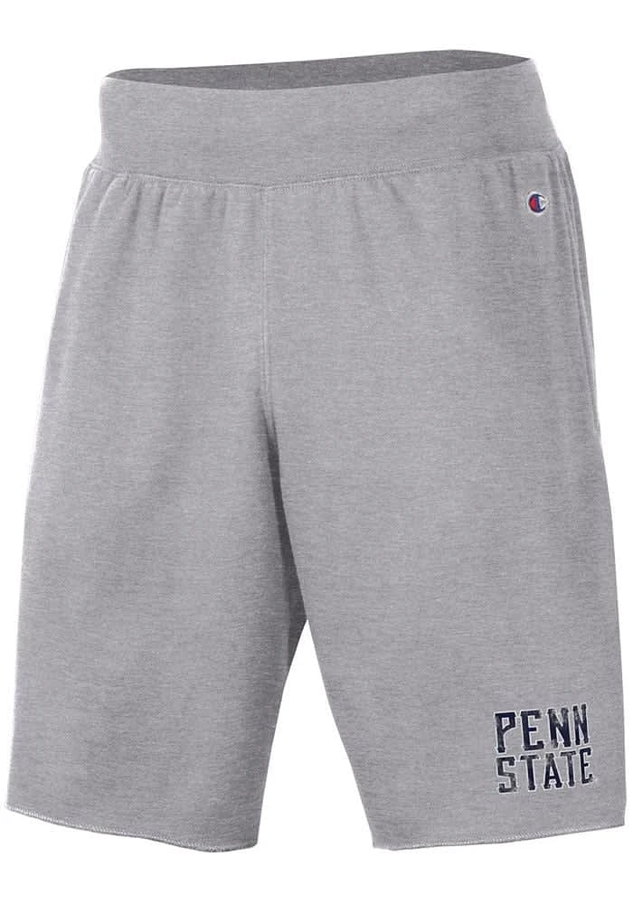 Champion Penn State Nittany Lions Mens Grey Rochester Fleece Shorts