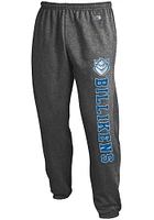 Champion Saint Louis Billikens Mens Charcoal Powerblend Closed Bottom Sweatpants