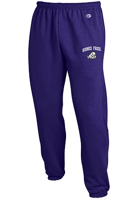 Champion TCU Horned Frogs Mens Powerblend Closed Bottom Sweatpants