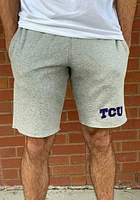 Champion TCU Horned Frogs Mens Grey Rochester Fleece Shorts