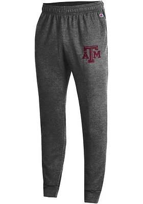 Champion Texas A&M Aggies Mens Charcoal Powerblend Jogger Sweatpants