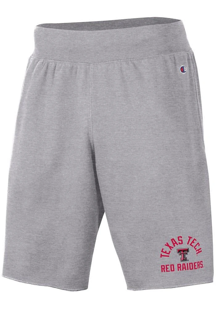 Champion Texas Tech Red Raiders Mens Grey Rochester Fleece Shorts