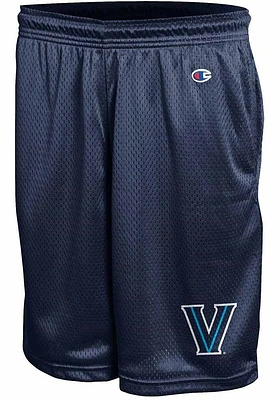 Champion Villanova Wildcats Mens Navy Blue Mesh Shorts
