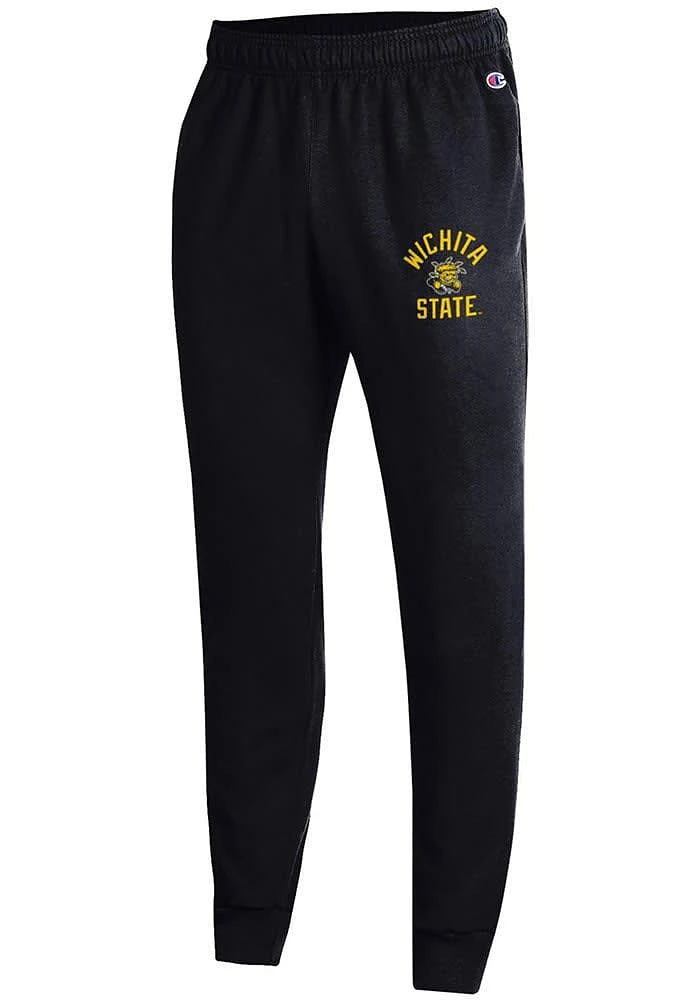 Champion Wichita State Shockers Mens Black Powerblend Jogger Sweatpants