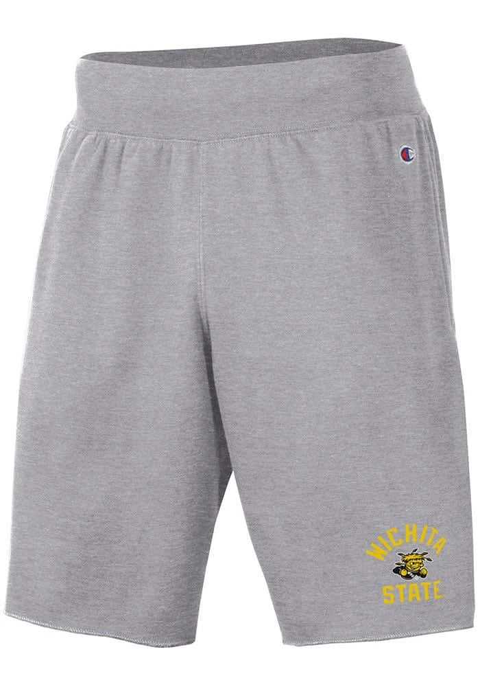 Champion Wichita State Shockers Mens Grey Rochester Fleece Shorts