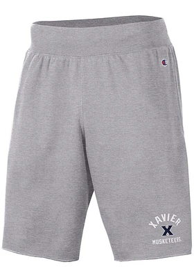 Champion Xavier Musketeers Mens Grey Rochester Fleece Shorts