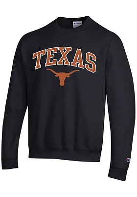 Champion Texas Longhorns Mens Powerblend Long Sleeve Crew Sweatshirt