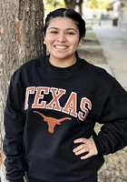 Champion Texas Longhorns Mens Powerblend Long Sleeve Crew Sweatshirt