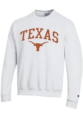 Champion Texas Longhorns Mens Powerblend Long Sleeve Crew Sweatshirt