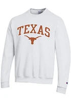 Champion Texas Longhorns Mens Powerblend Long Sleeve Crew Sweatshirt