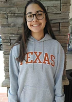 Champion Texas Longhorns Mens Wordmark Powerblend Long Sleeve Hoodie