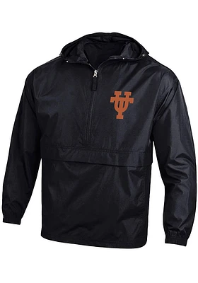 Champion Texas Longhorns Mens Black Logo Packable Light Weight Jacket