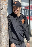 Champion Texas Longhorns Mens Black Logo Packable Light Weight Jacket
